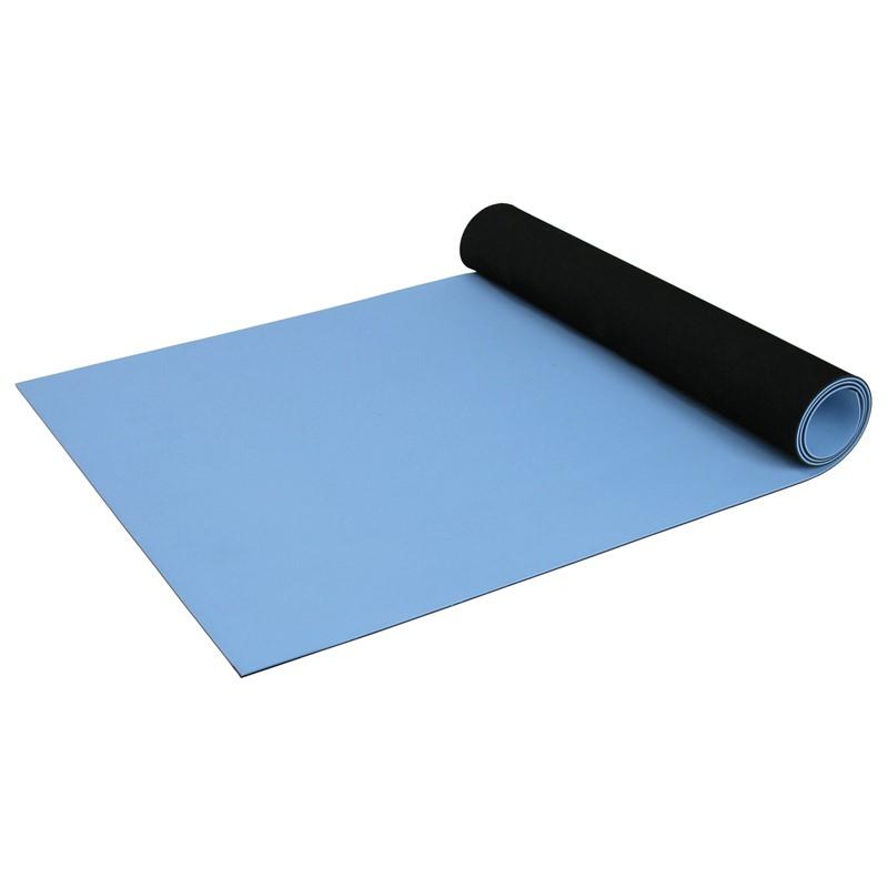 Desco 66320 Statfree Uc2 2 - Layer Rubber, Sky Blue, 30"X40'X0.080" MTESolutions