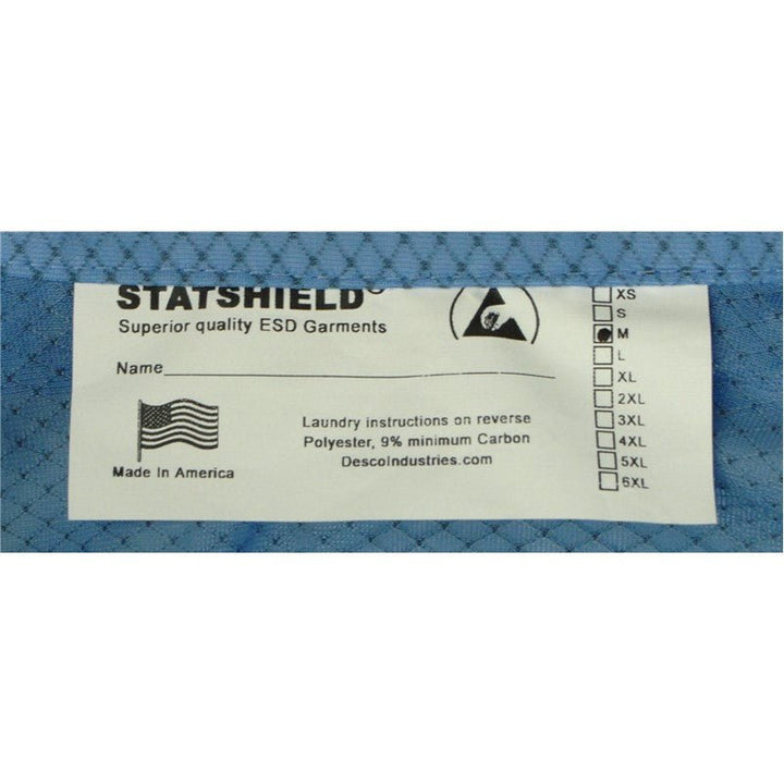 Desco 73772 - Statshield Smock, Jacket with Knitted Cuffs, Blue, 4X - Large MTESolutions