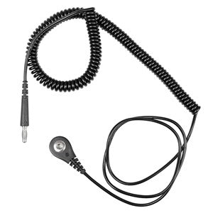 Desco 74340, Hip - To - Cuff Coil Cord, 6 FT with 4 MM Socket Snap, 1 Megohm MTESolutions