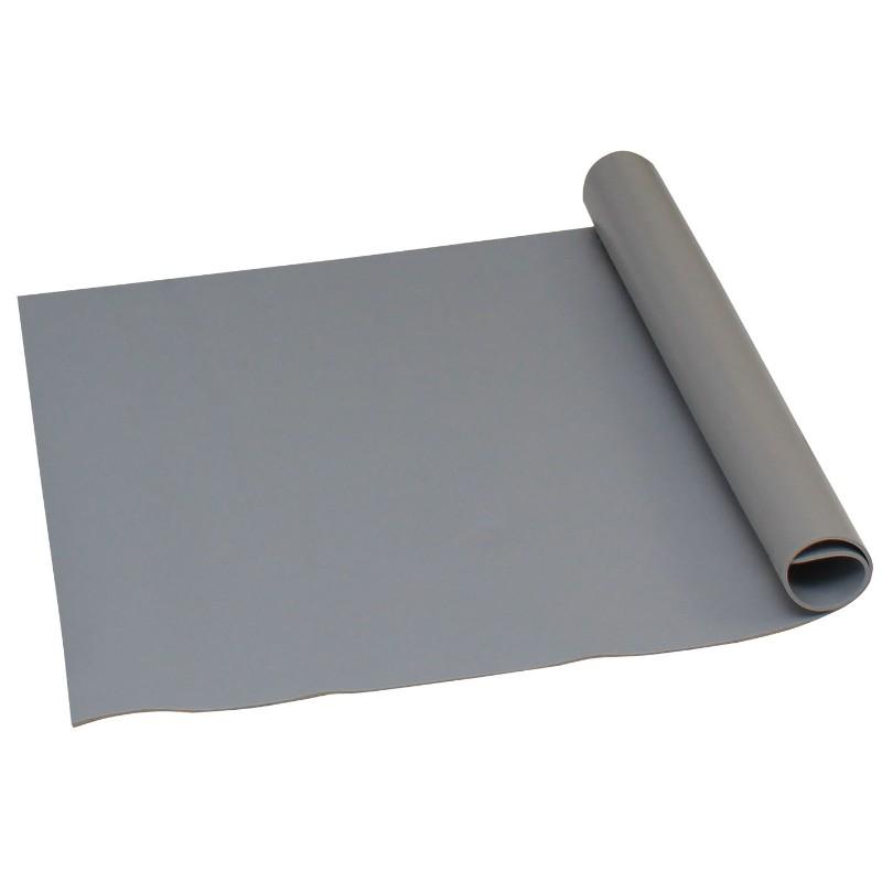 Desco Industries 42515 - Statfree Z2 Dissipative 3 - Layer Vinyl Mat Roll, Gray, 24 in x 50 ft x .125 in MTESolutions