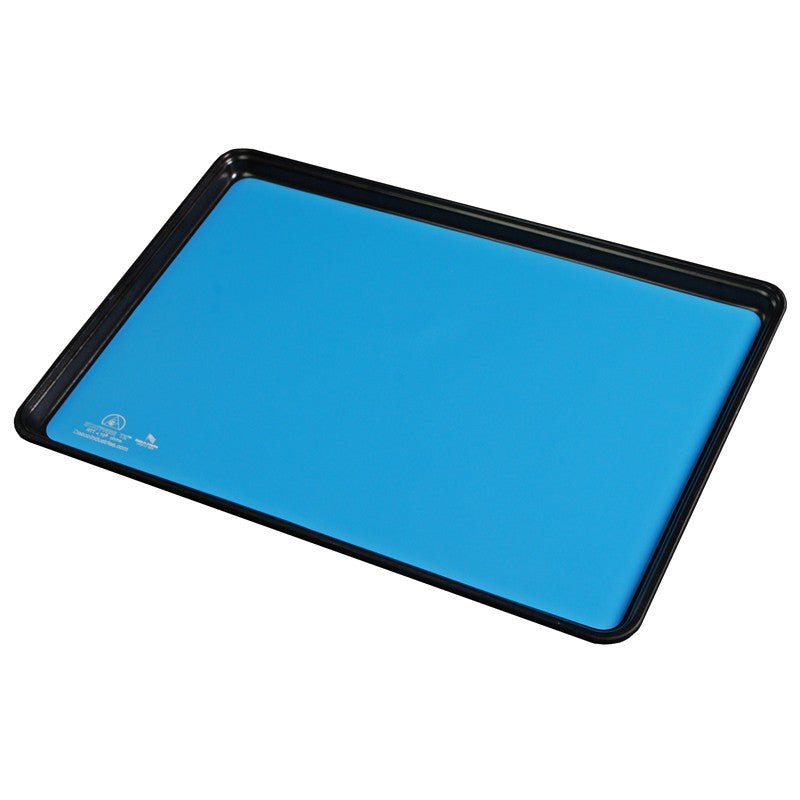 Desco Industries 66464 Statfree T2 Plus Dissipative Dual Layer Rubber Tray Liner, Blue, 16 in x 24 in x .060 in with .750 in Radius Corners MTESolutions