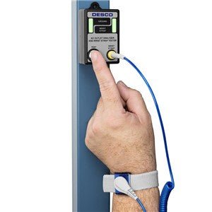 Desco Industries 98133, AC Outlet Analyzer & Wrist Strap Tester, North America MTESolutions