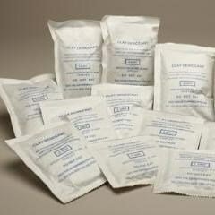 Dou Yee Clay DY - DRY - DY - TY1 - CL - 2U - 5.5X4IN - P27 - 3S - US, Tyvek Clay Desiccant, 2 Unit, 150 per Pail MTESolutions