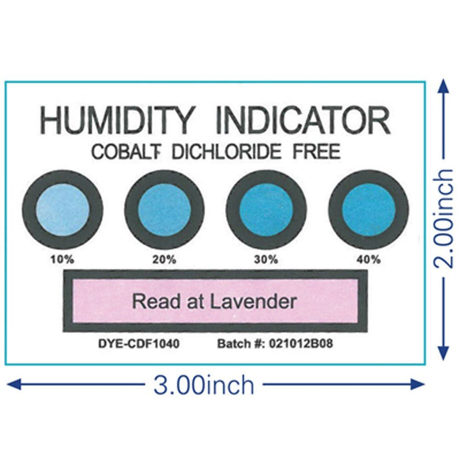 Dou Yee DYE - CDF1040 - T125 - US Cobalt Dichloride Free Humidity Indicator Card, 4 Spot, 5000 Total MTESolutions