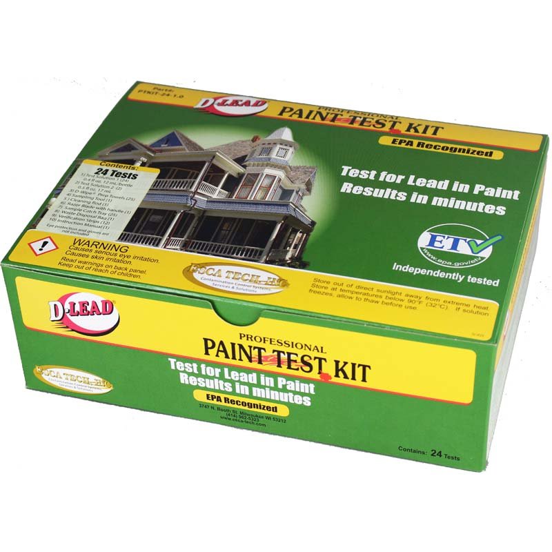 ESCA Tech D-Lead Paint Test Kit 24 Tests EPA Recognized – MTESolutions