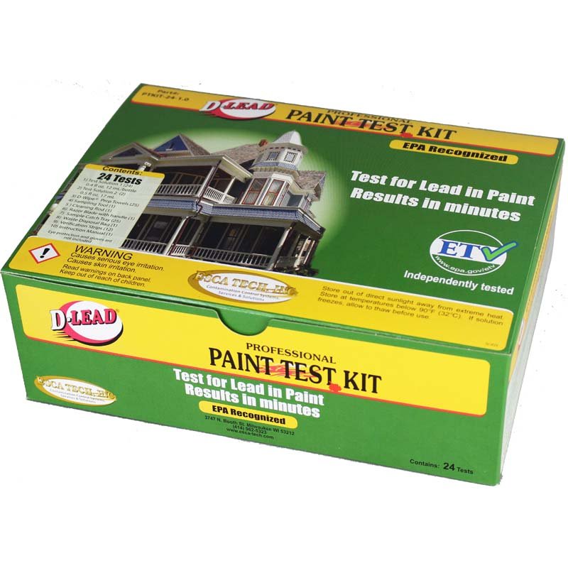 ESCA Tech PT - KIT - 24 - 1.0 D - Lead Paint Test Kit, 24 tests MTESolutions