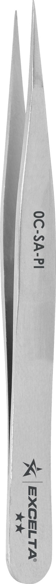Excelta 0C - SA - PI Tweezers - 2 Star Straight Fine Point - Anti - Mag. SS MTESolutions