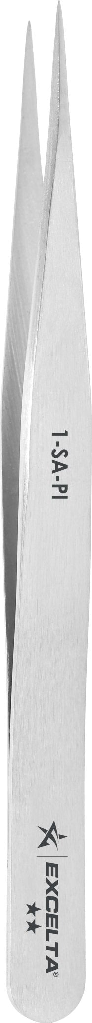 Excelta 1 - SA - PI Tweezers - 2 Star Straight Very Fine Point - Anti - Mag. SS MTESolutions