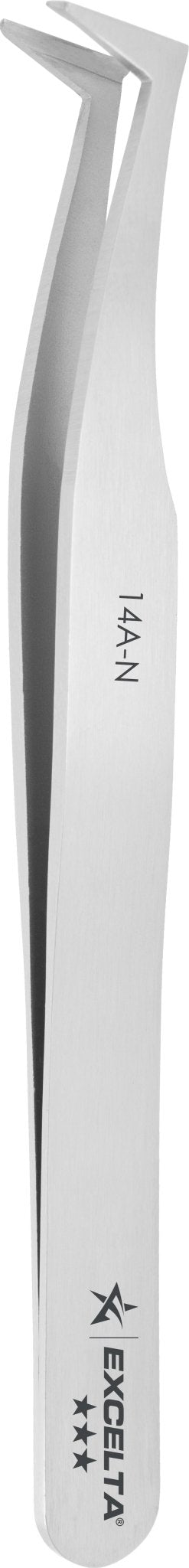 Excelta 14A - N Tweezers - Cutting - Mini 75° Angulated - Carbon Steel MTESolutions