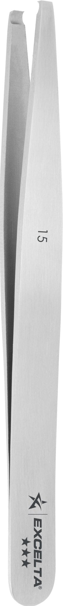 Excelta 15 Tweezers - Cutting - Transverse End - Carbon Steel MTESolutions