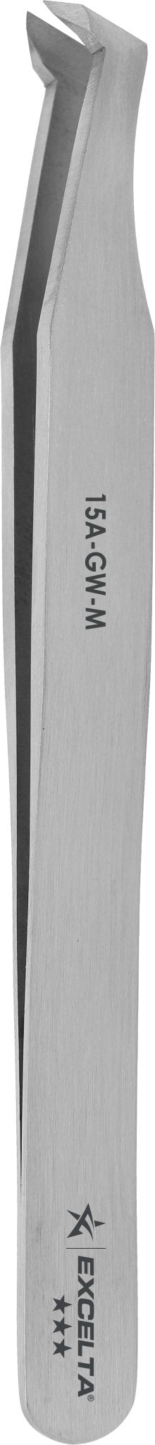 Excelta 15A - GW - M Tweezers - 3 Star Cutting - 15A - Gw Series - Carbon Steel - Medical Grade MTESolutions