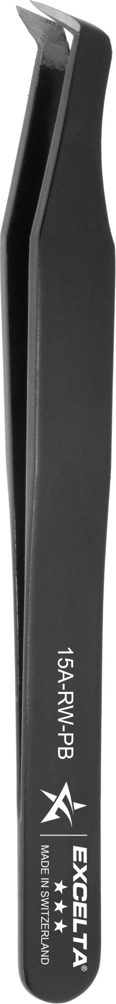 Excelta 15A - RW - PB Tweezers - 3 Star Cutting - 15A - Rw Series - Carbon Steel - Parallel Blade MTESolutions