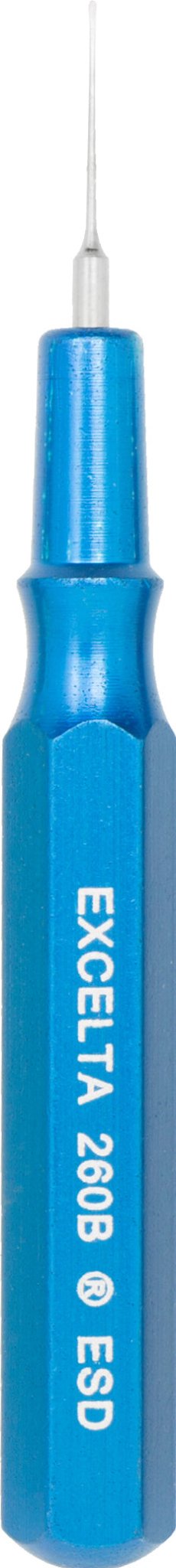 Excelta 260B - ESD Spatula - Mini - Straight .15" Tip - SS/Aluminum Handle MTESolutions