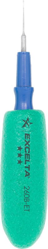 Excelta 260B - ET Spatula - Mini - Straight .15" Tip - SS/Plastic Handle - Ergo MTESolutions