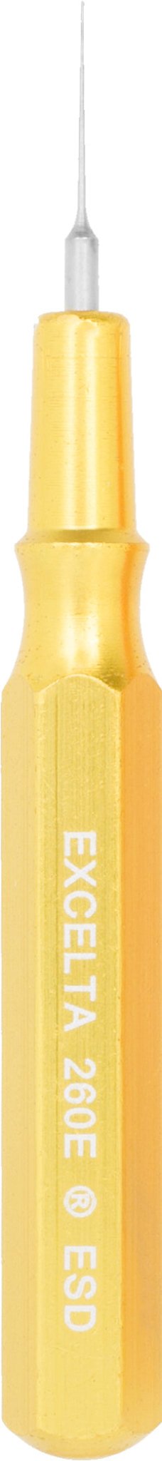 Excelta 260E - ESD Spatula - Mini - Straight .008" Tip - SS/Aluminum Handle MTESolutions