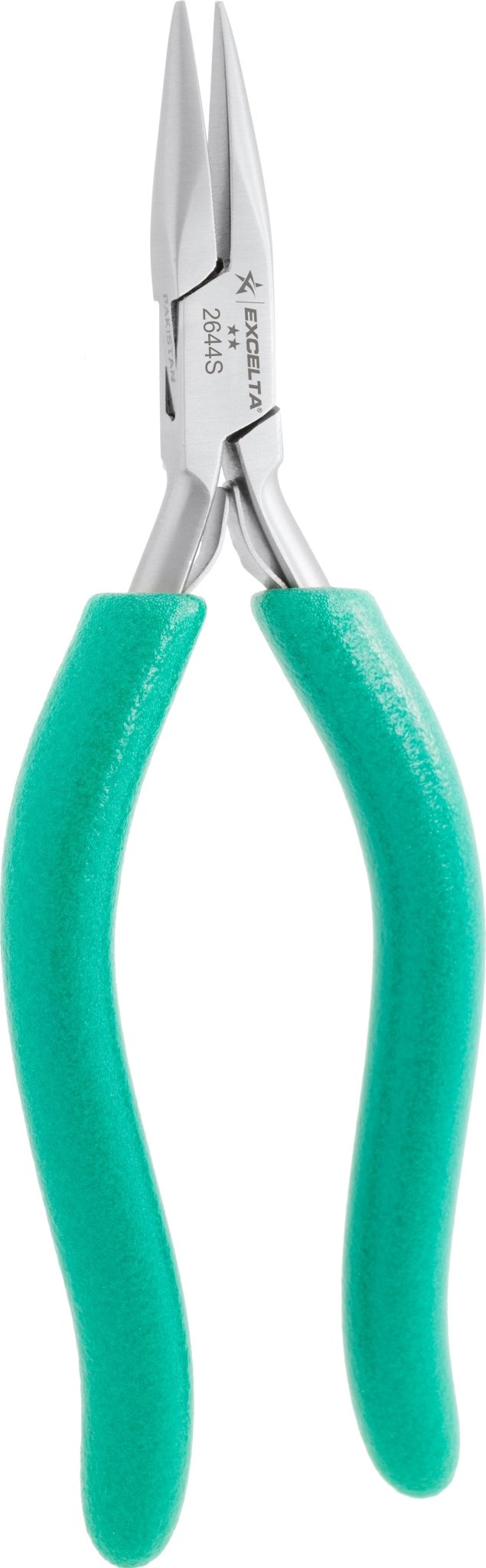 Excelta 2644S Pliers - 2 Star Small Chain Nose - SS - Long 'S' Handle MTESolutions