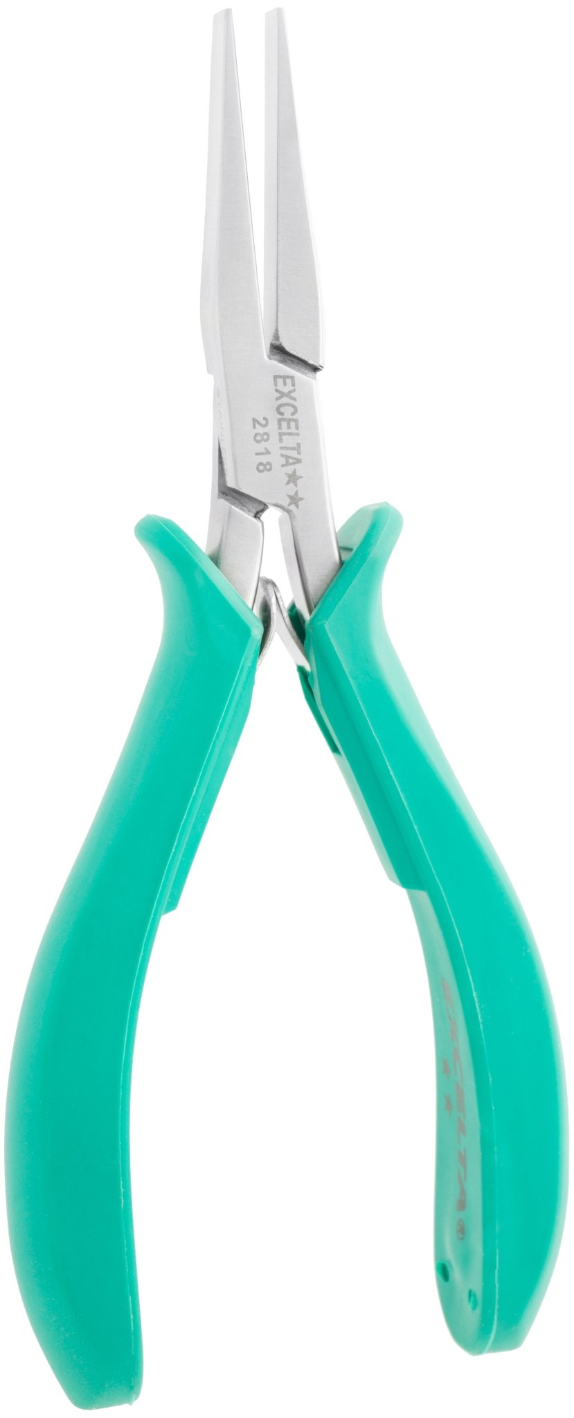 Excelta 2818 Pliers - 2 Star Medium Flat .04" X .05" Nose - SS MTESolutions