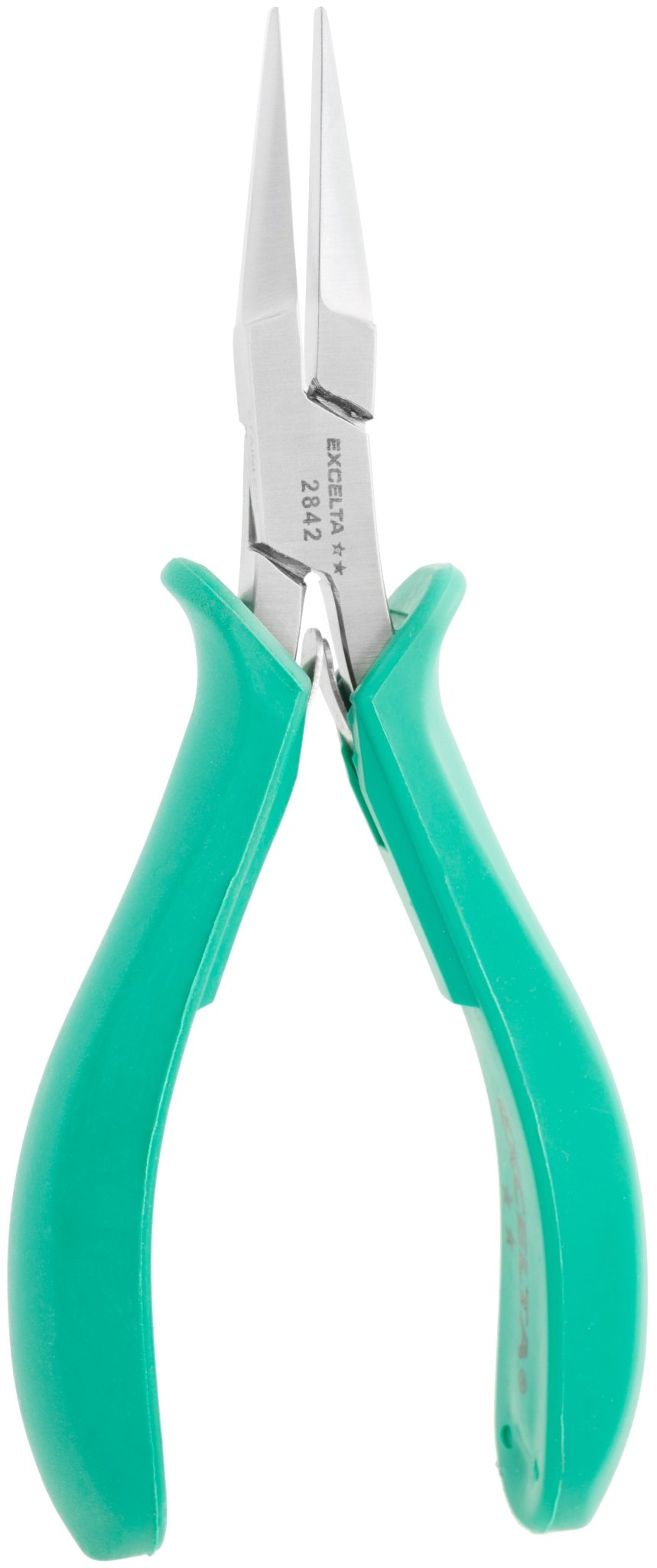 Excelta 2842 Pliers - 2 Star Medium Flat .025" X .060" Nose - SS MTESolutions