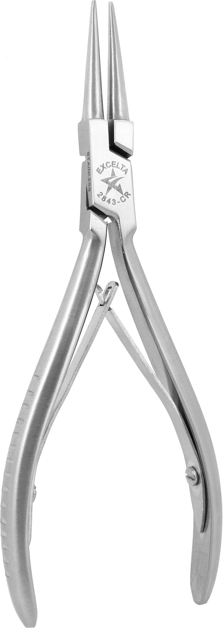 Excelta 2843 - CR Pliers - 2 Star Medium Round Nose - SS - Cleanroom Safe MTESolutions