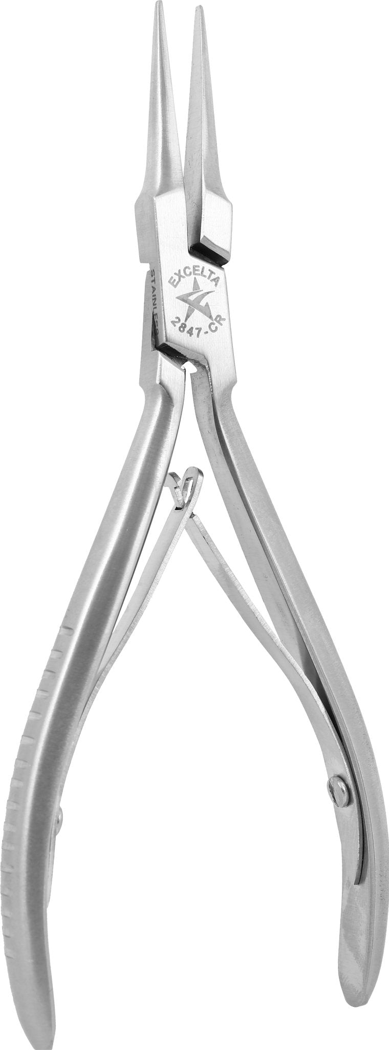 Excelta 2847 - CR Pliers - 2 Star Medium Needle Nose - SS - Cleanroom Safe MTESolutions