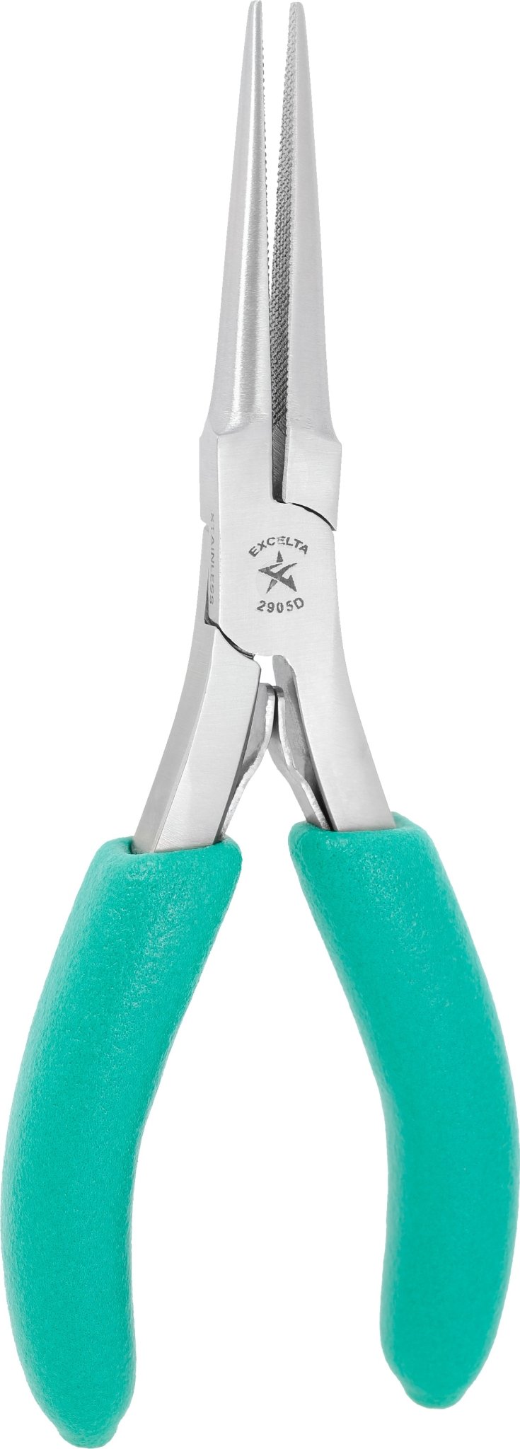 Excelta 2905D Pliers - Large Needle Nose - SS - Serrated Jaws MTESolutions