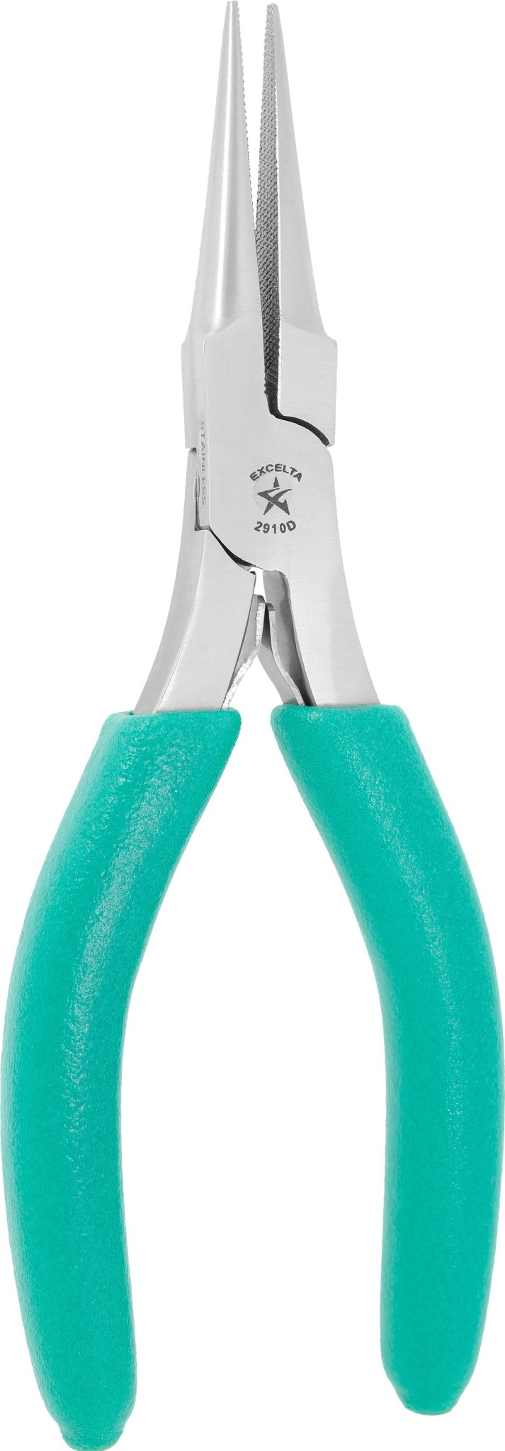 Excelta 2910D Pliers - Large Needle Nose SS - Serrated Jaws MTESolutions