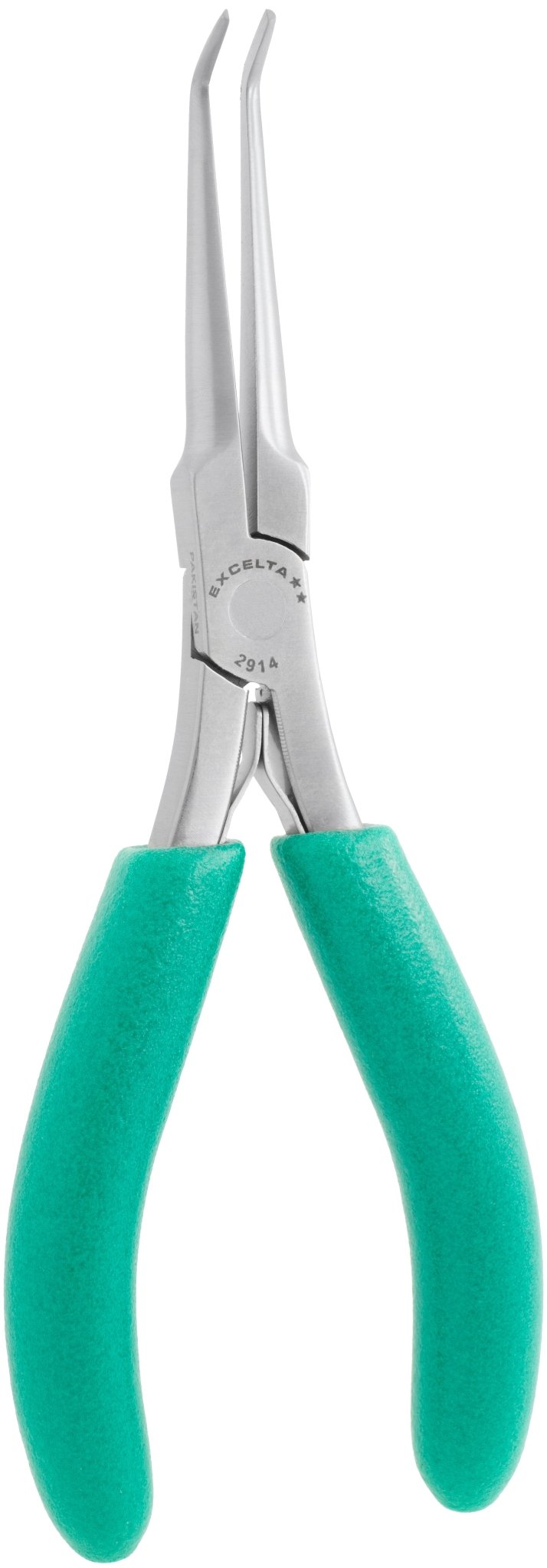 Excelta 2914 Pliers - Large 45° Bent Nose - SS MTESolutions