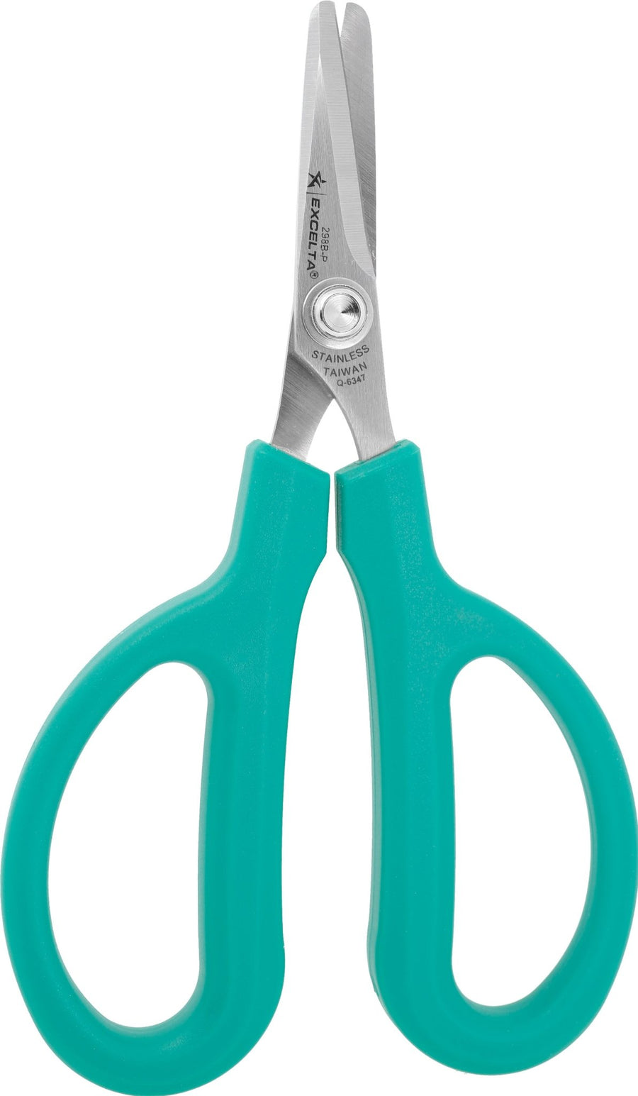 Excelta 298B - P Scissors - Straight 1.576" Blade - SS - Oal 5" - Blunt Tip MTESolutions