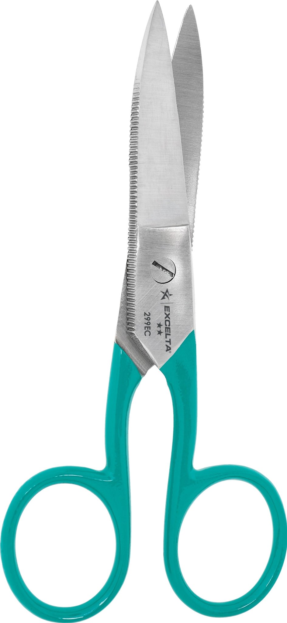 Excelta 299EC Scissors - Electrician - Straight 1.75 inch Blade - SS - Oal 5 inch - Epoxy Coated MTESolutions
