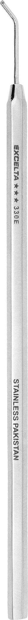 Excelta 330E Probe - 45° Angled Chisel 6" Fine Tip SS - .030" Tip MTESolutions