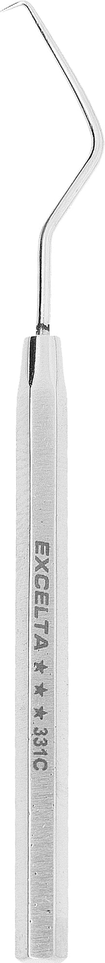 Excelta 331C Probe - 35° Curved Mini Fine Tip SS - .01" Tip MTESolutions