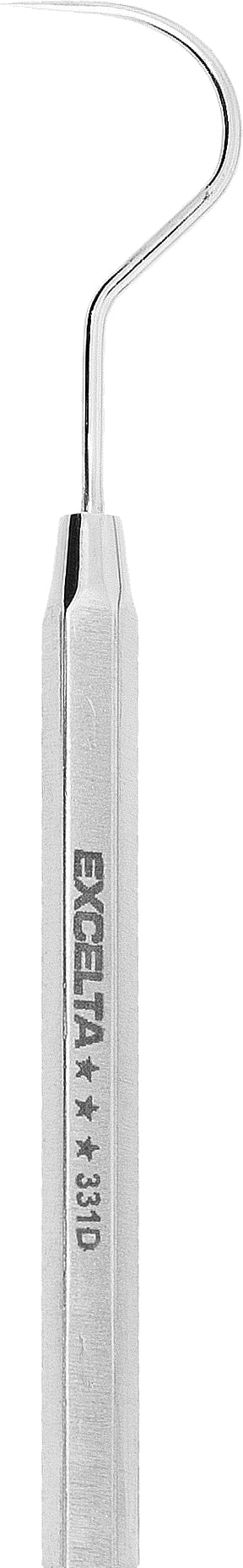 Excelta 331D Probe - .5" Radius Hooked Mini Fine Tip SS - .01" Tip MTESolutions