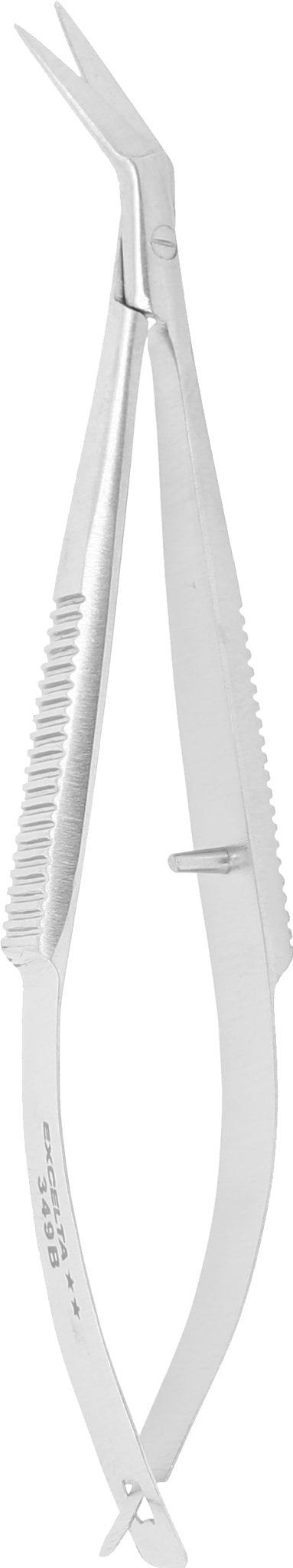 Excelta 349B Scissors - Micro Self - Opening - 45° Angled .38" Blade - SS MTESolutions