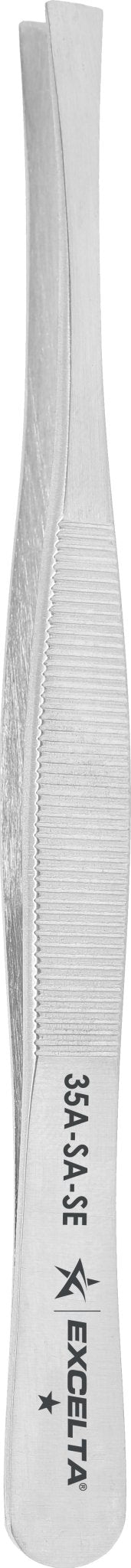 Excelta 35A - SA - SE Tweezers - 1 Star Straight Flat Point - Anti - Mag. SS MTESolutions