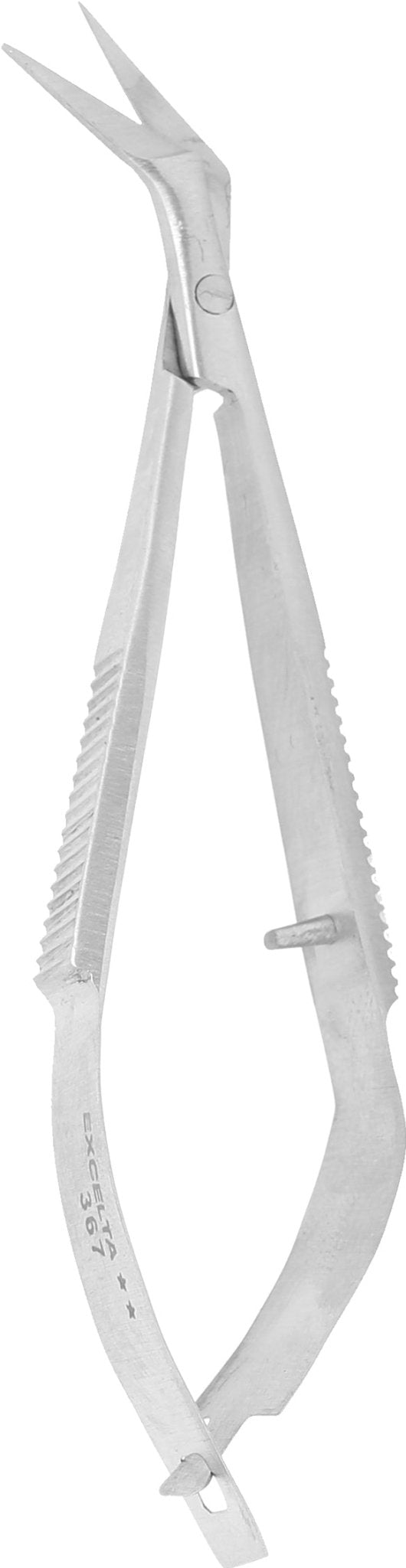 Excelta 367 Scissors - Micro Self - Opening - 45° Curved .19" Blade - SS MTESolutions