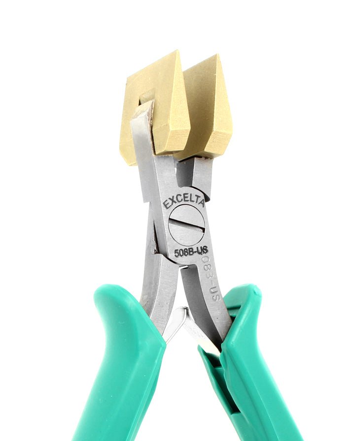 Excelta 508B - US Pliers - .825" Wide Nose - Straight - Brass Insert MTESolutions