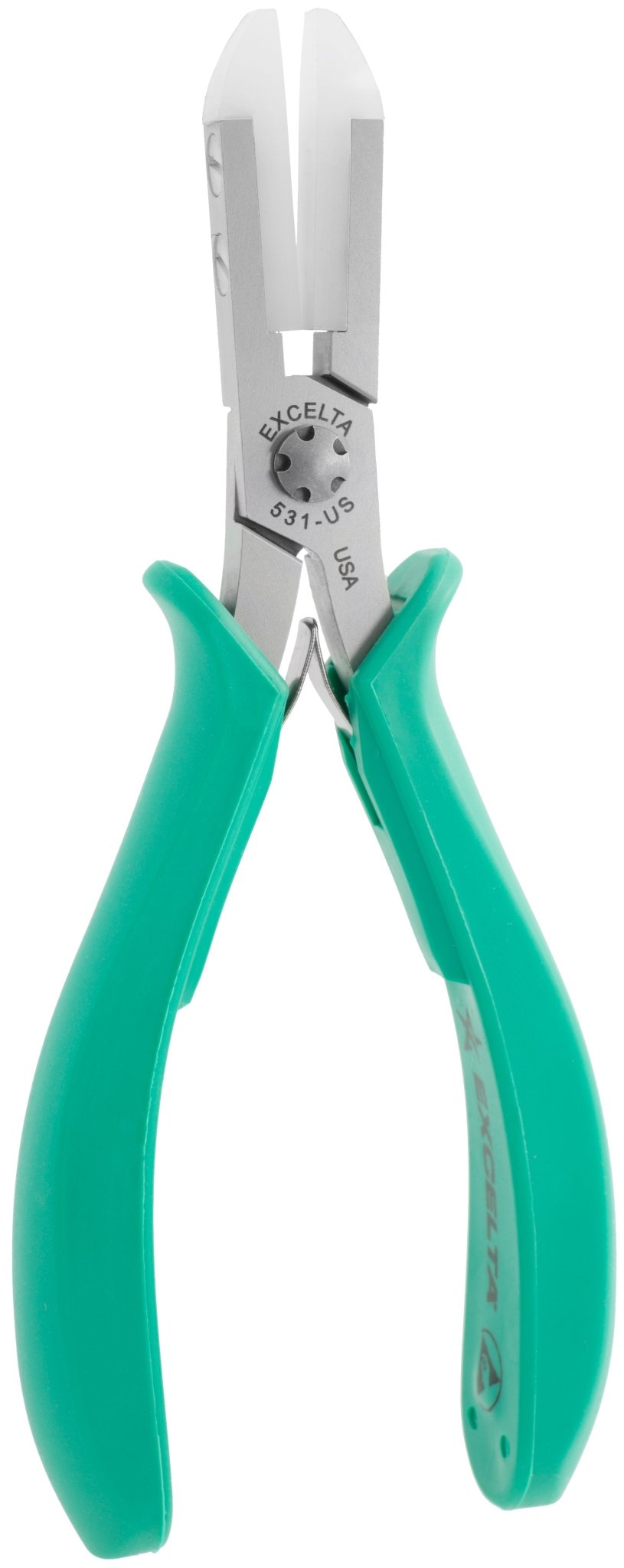 Excelta 531 - US Pliers - Replaceable Tip - Straight .15" X .15" Jaw - Nylon Insert MTESolutions