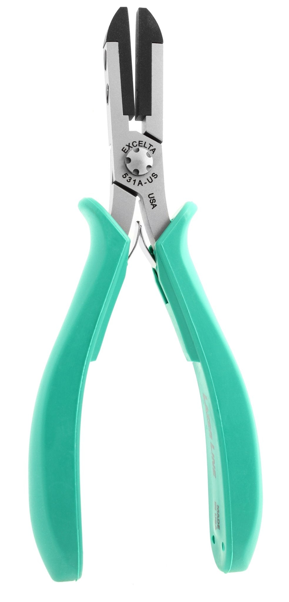 Excelta 531A - US Pliers - Replaceable Tip - Straight .15" X .15" Jaw - Acetal Insert MTESolutions