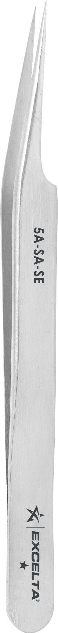 Excelta 5A - SA - SE Tweezers - 1 Star Offset Ultra Fine Point - Anti - Mag. SS, Pack of 6 MTESolutions
