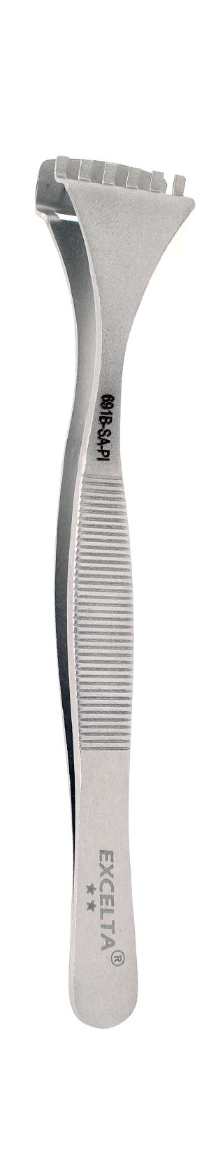 Excelta 691B - SA - PI Tweezers - For 6" Wafers - Bent Fingered Paddle MTESolutions