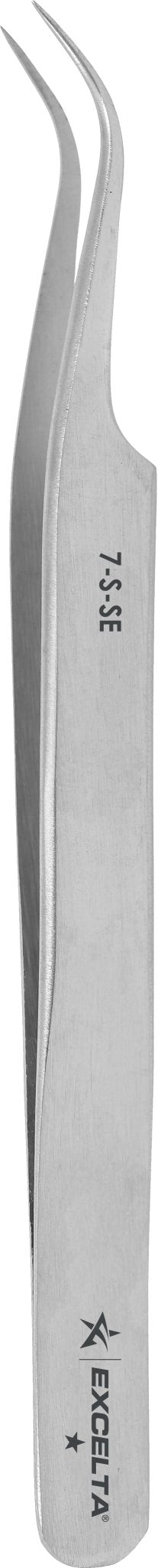 Excelta 7 - S - SE, Tweezers, 1 Star, Curved Very Fine Point, Pack of 12 MTESolutions