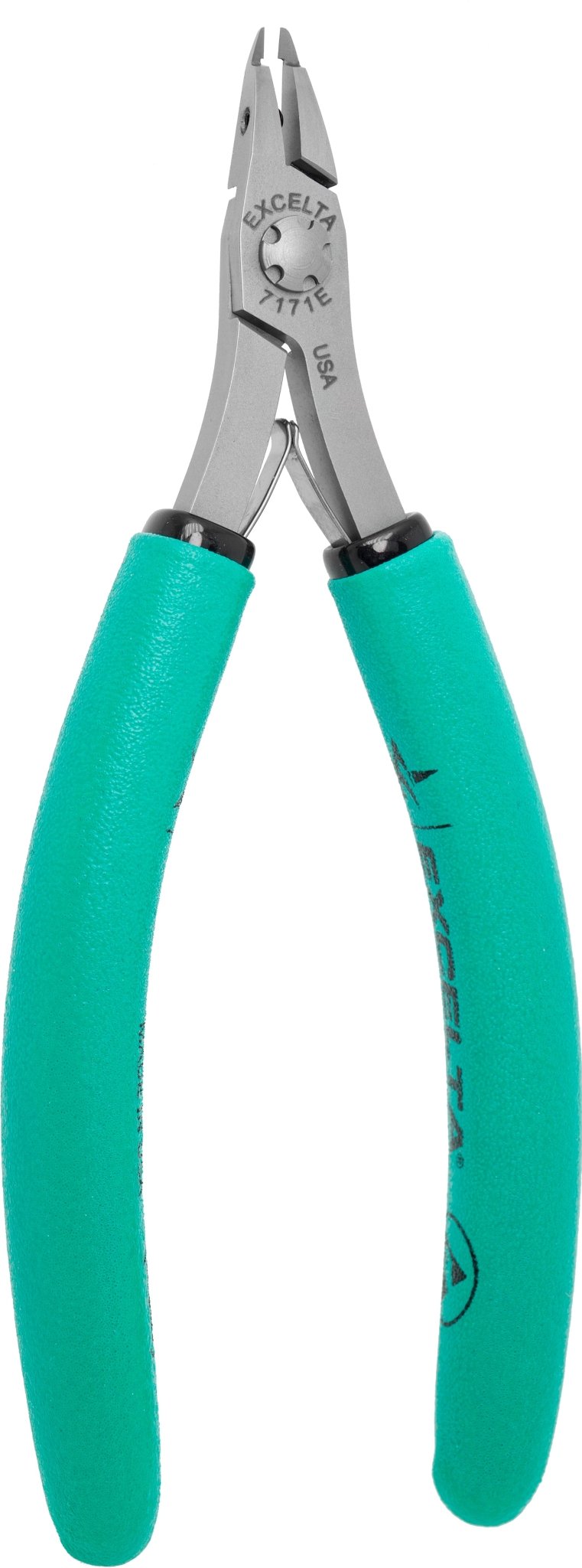 Excelta 7171E Cutters - Long Nose Fine .02" X .015" Tip - Relieved Head MTESolutions