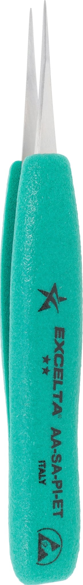 Excelta AA - SA - PI - ET Tweezers - 2 Star Straight Medium Point - Anti - Mag. SS - Ergo MTESolutions