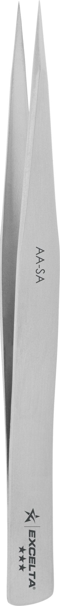 Excelta AA - SA Tweezers - 3 Star Straight Medium Point - Anti - Mag. SS MTESolutions