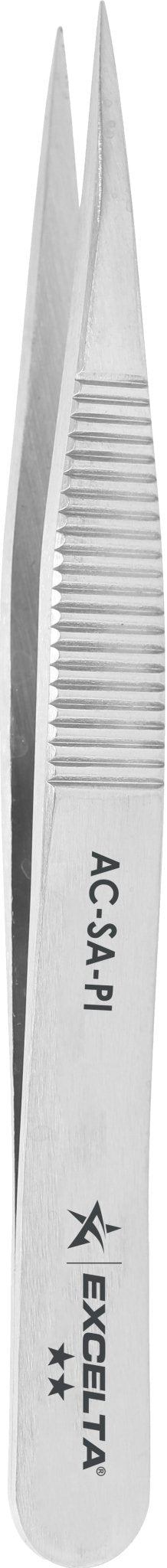 Excelta AC - SA - PI Tweezers - 2 Star Straight Blunt Strong Point - Anti - Mag. SS MTESolutions