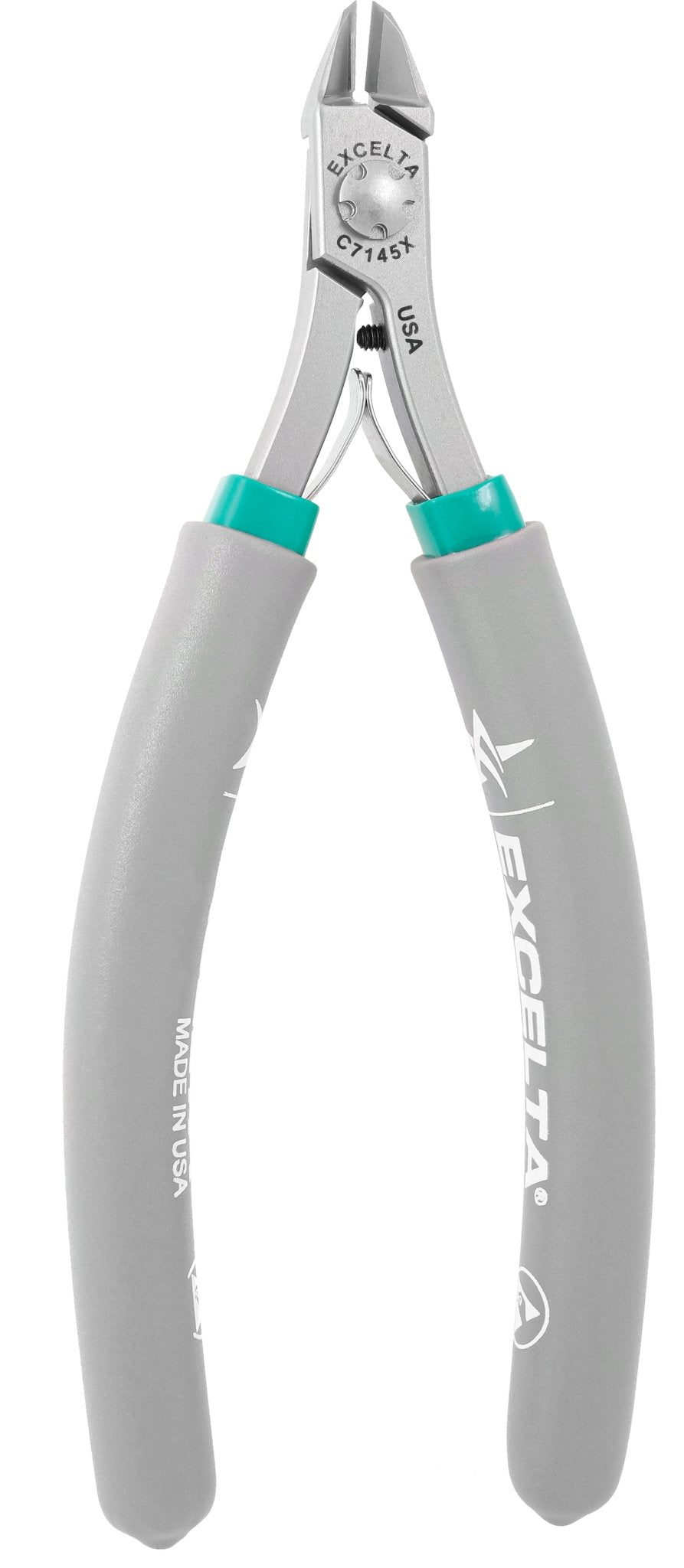 Excelta C7145X Cutters - Taper Head - Laser Flush Cut - Carbon W/Carbide Inserts - Long Handle MTESolutions