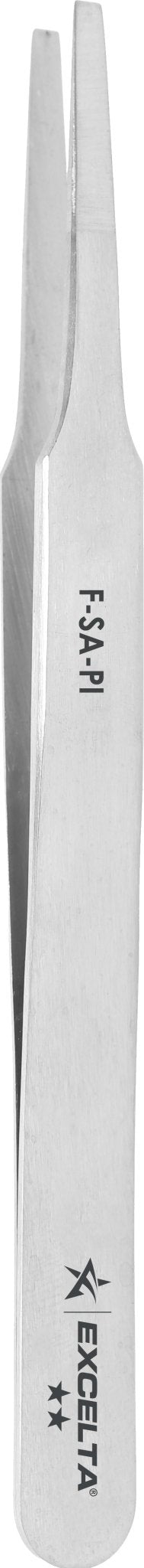Excelta F - SA - PI Tweezers - 2 Star Straight Flat Point - Anti - Mag. SS MTESolutions