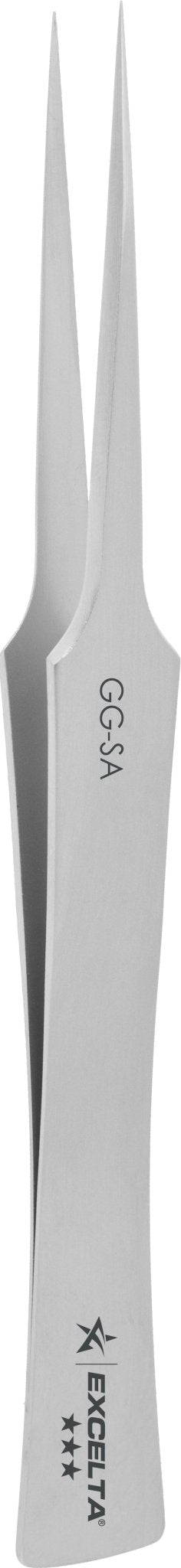Excelta GG - SA Tweezers - Straight Tapered Medium Point - Anti - Mag. SS MTESolutions