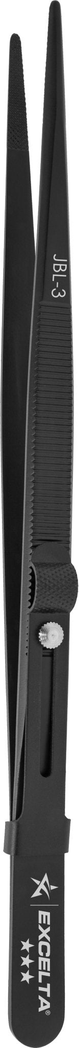 Excelta JLB - 3 Forceps - Gemologist - .071" Tip - SS - Slide Lock MTESolutions