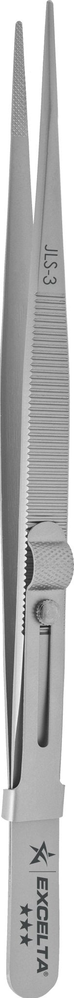 Excelta JLS - 3 Forceps - Gemologist - .0475" Tip - SS - Slide Lock MTESolutions